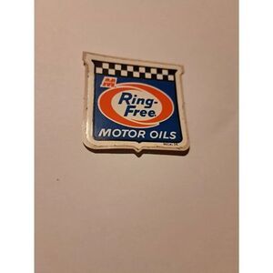 Vintage 60s Original Macmillan Ring Free Motor Oil Rat Rod Race Decal Sticker